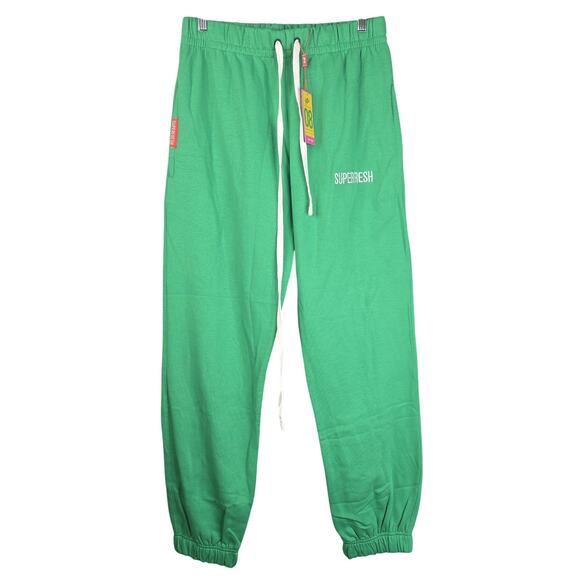 SUPERFRESH Pants Mens Medium Green Limited Edition 08 Joggers Sweatpants Lounge - Picture 1 of 10